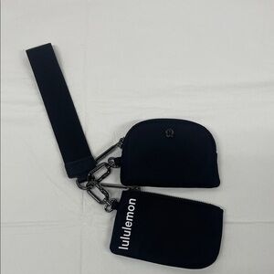 lululemon athletica Black Key and Card Holder Set